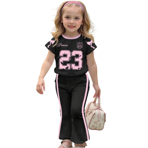 Baby & Kids 2pcs Printed T-shirt & Full Pant (1yrs-12yrs)