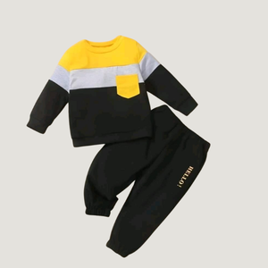 Baby & Kids Winter Printed Joggers & Sweatshirt Set (3M-8yrs)