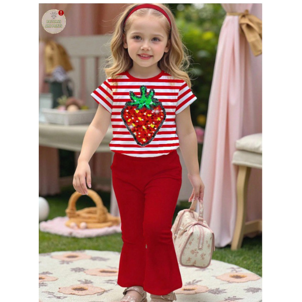 Strawberry Love Girls Set 🍓 (2yrs-12yrs)