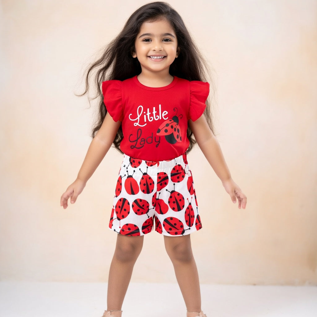 Baby & Kids 2pcs  Printed T-shirt Set (3mths-6yrs)