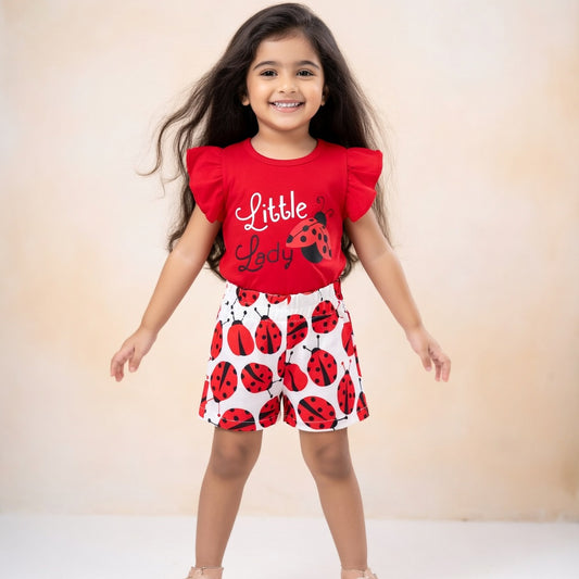 Baby & Kids 2pcs  Printed T-shirt Set (3mths-6yrs)