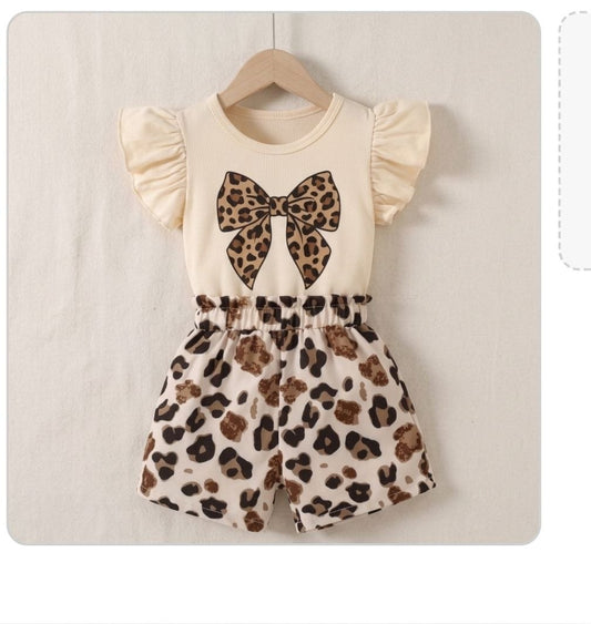 Baby & Kids 2pcs  Printed T-shirt Set (3mths-6yrs)