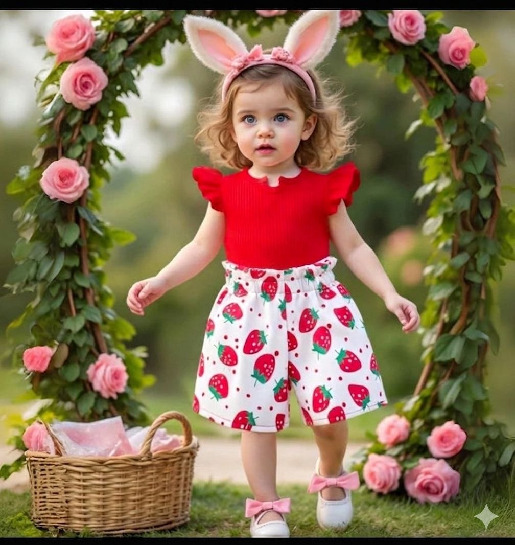 Baby & Kids 2pcs  Printed T-shirt Set (3mths-6yrs)