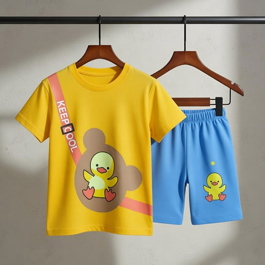 Baby & Kids 2pcs  Printed T-shirt Set (3mths-6yrs)