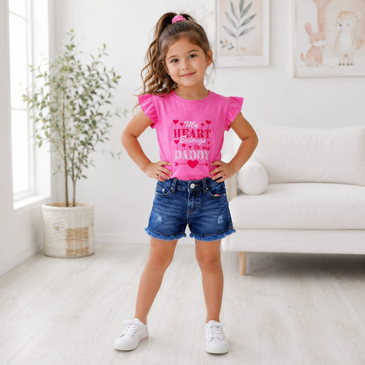 Baby & Kids  Printed T-shirt & Jeans Pant set (1yrs-7yrs)