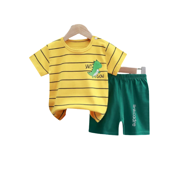 Baby & Kids 2pcs  Printed T-shirt Set (3mths-6yrs)