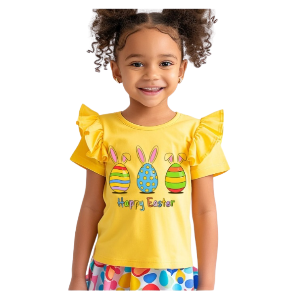 Baby & Kids 2pcs  Printed T-shirt Set (3mths-7yrs)