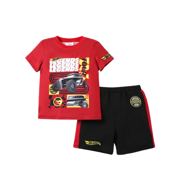 Baby & Kids 2pcs  Printed T-shirt Set (3mths-7yrs)
