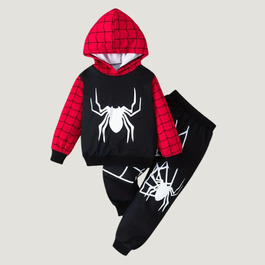 Baby & Kids Winter Printed Joggers & Hoddie Set (3M-8yrs)