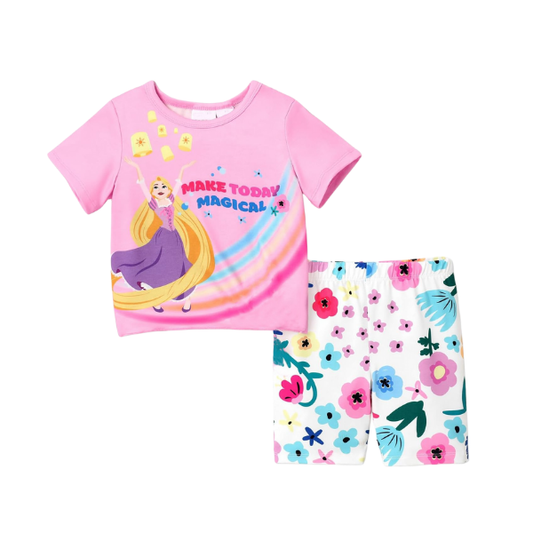 Baby & Kids 2pcs  Printed T-shirt Set (3mths-7yrs)
