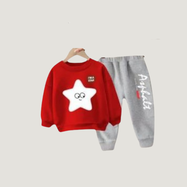 Baby & Kids Winter Printed Joggers & Sweatshirt Set (3M-8yrs)