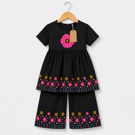 Floral Black Outfit Catalogue Shoot (3yrs -12yrs)