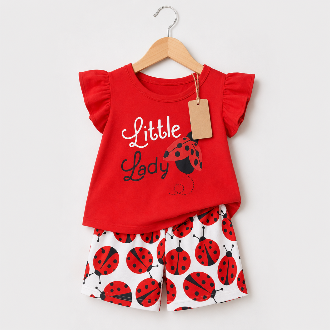 Little Lady Ladybug Girls Set (3mths-6yrs)