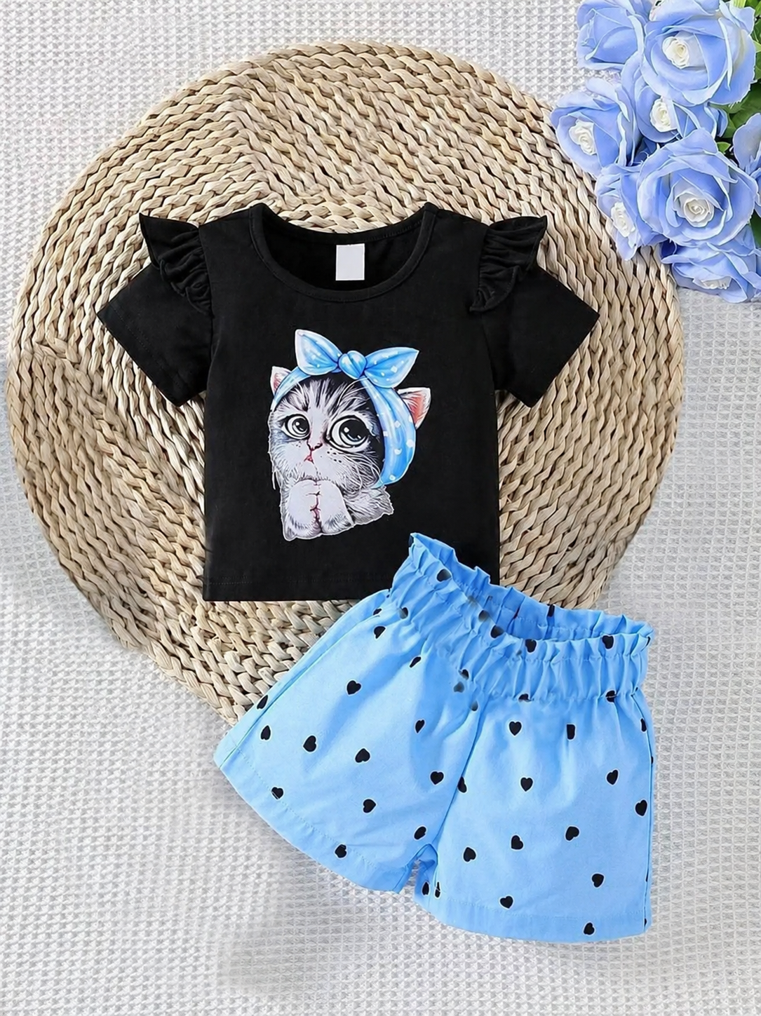 Baby & Kids  Printed T-shirt & Pant Set(3mths-6yrs)