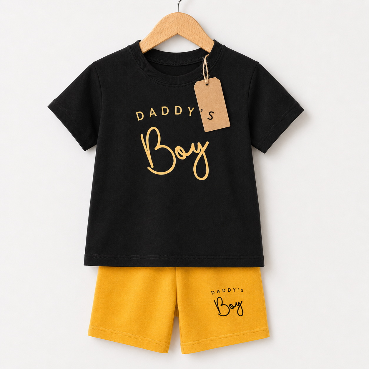Boys Daddy’s Boy T-Shirt & Shorts Set (3mths-6yrs)