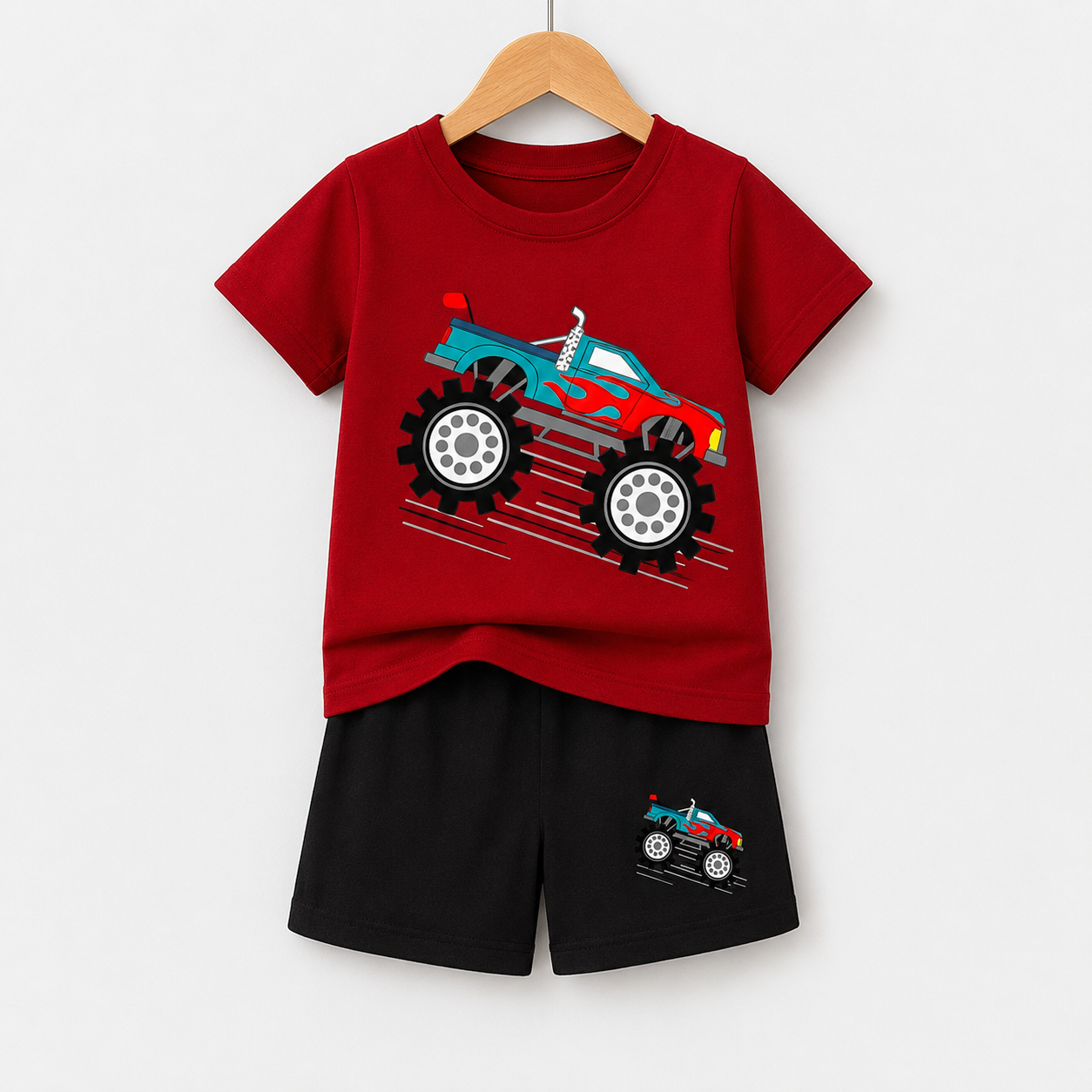 Baby & Kids 2pcs  Printed T-shirt Set (3mths-6yrs)