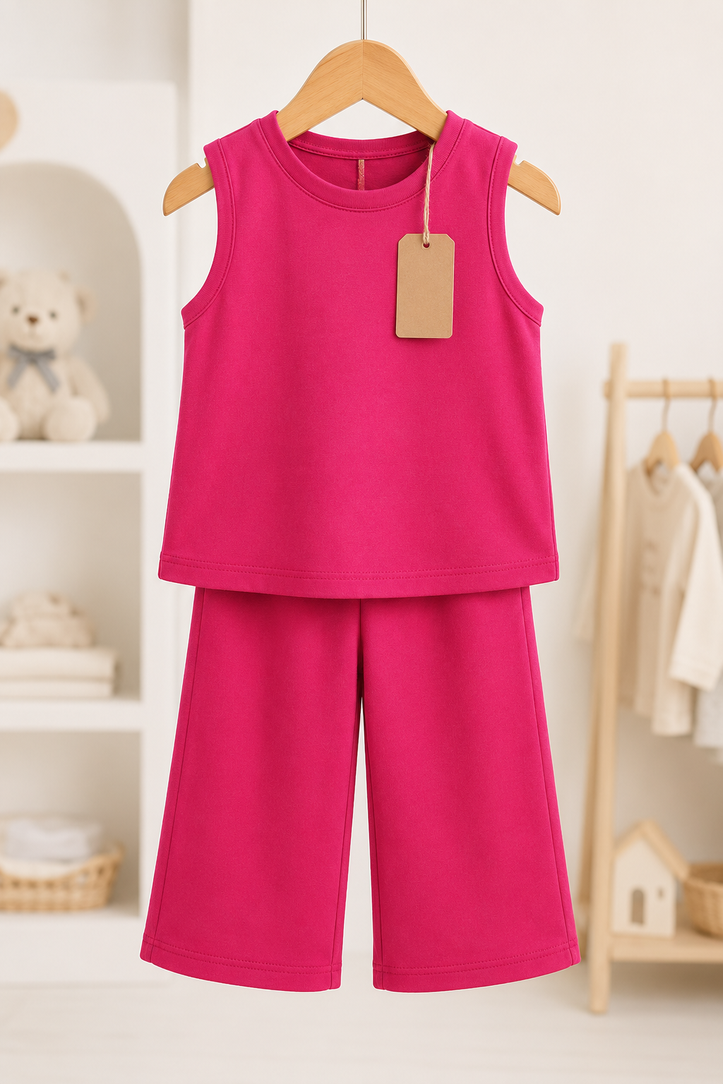 "Girls Top sleeveless &'Pants Set (2yrs-12yrs)