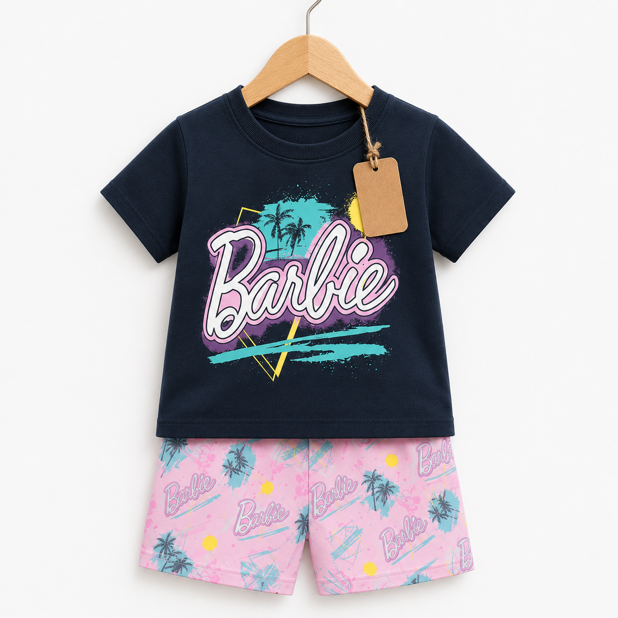 Barbie Tropical Print Girls Summer Set (3mths-7yrs)