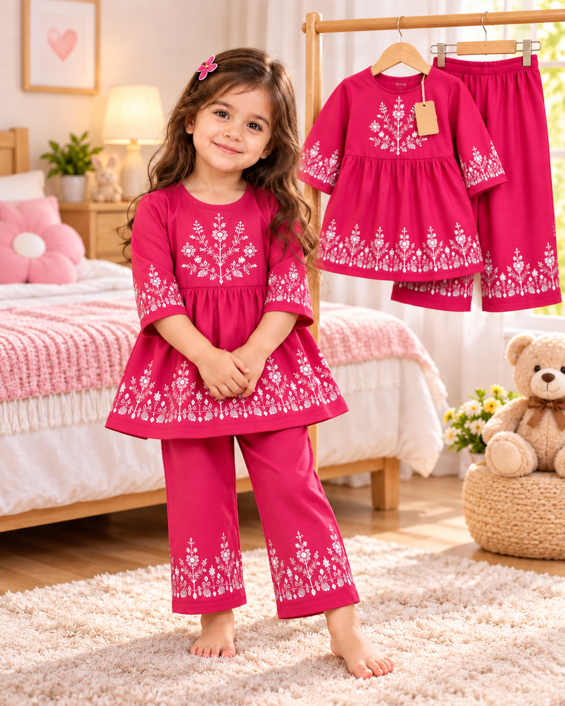 Girls’ Premium 2-Piece Dress Set (1yrs -12yrs)