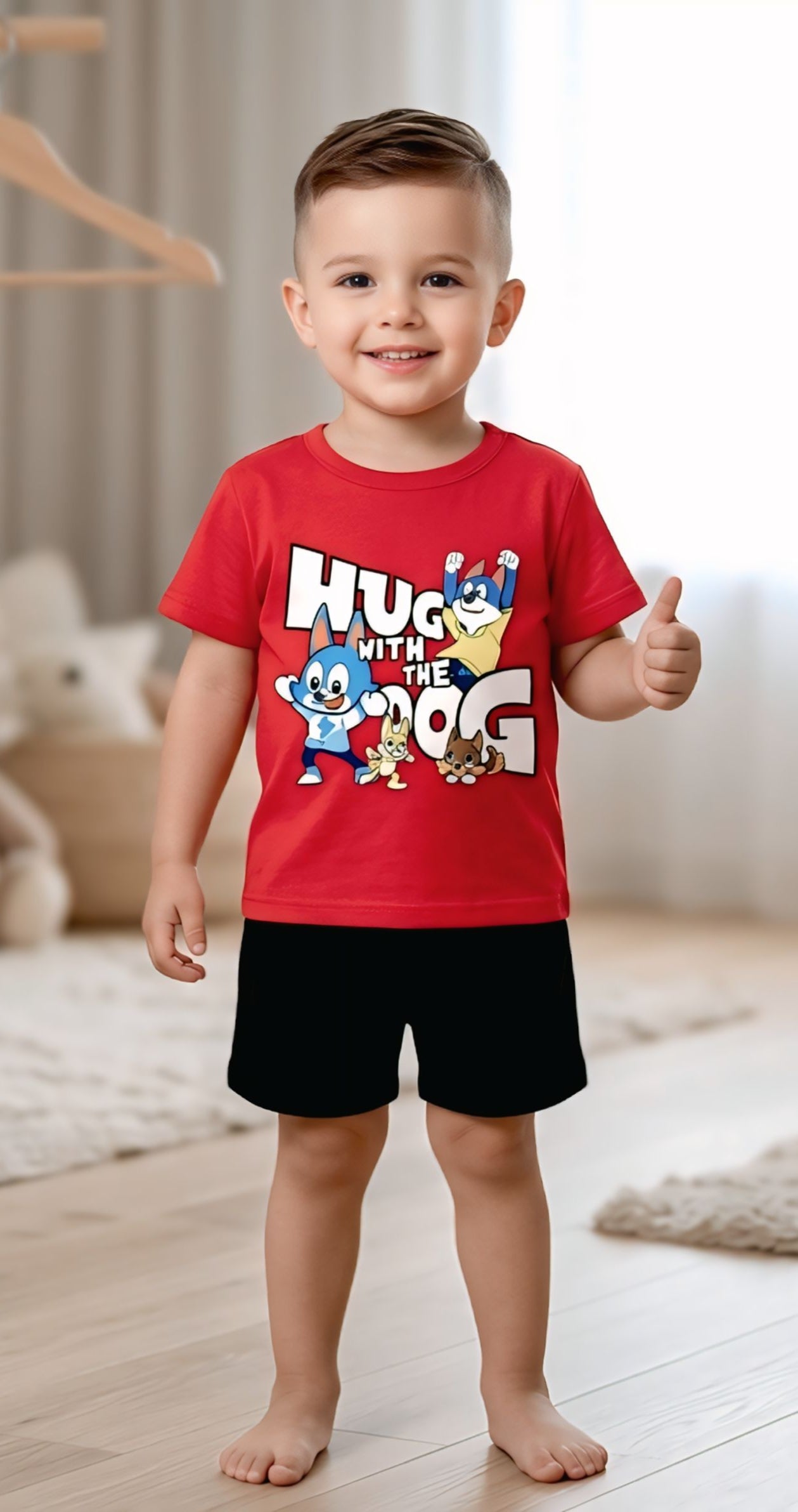 Baby & Kids 2pcs  Printed T-shirt Set (3mths-6yrs)