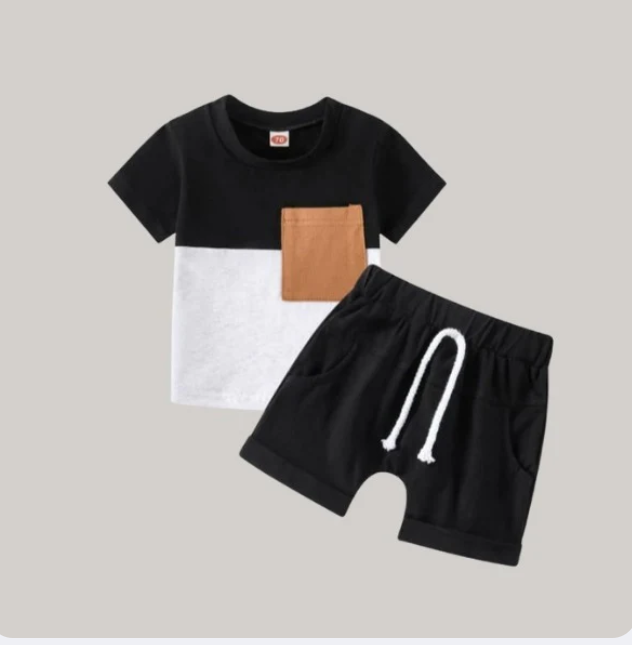 Baby & Kids 2pcs  Printed T-shirt Set (3mths-6yrs)