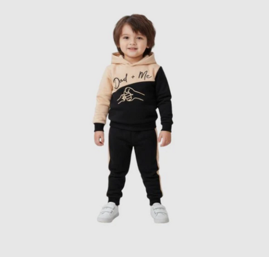 Baby & Kids Winter Printed Joggers & Hoddie Set (3M-8yrs)