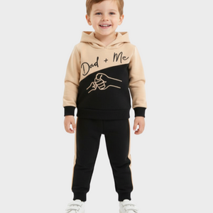 Baby & Kids Winter Printed Joggers & Hoddie Set (3M-8yrs)