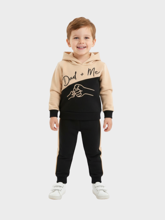 Baby & Kids Winter Printed Joggers & Hoddie Set (3M-8yrs)