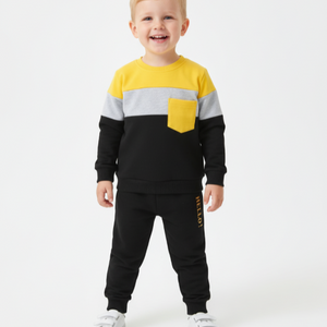 Baby & Kids Winter Printed Joggers & Sweatshirt Set (3M-8yrs)