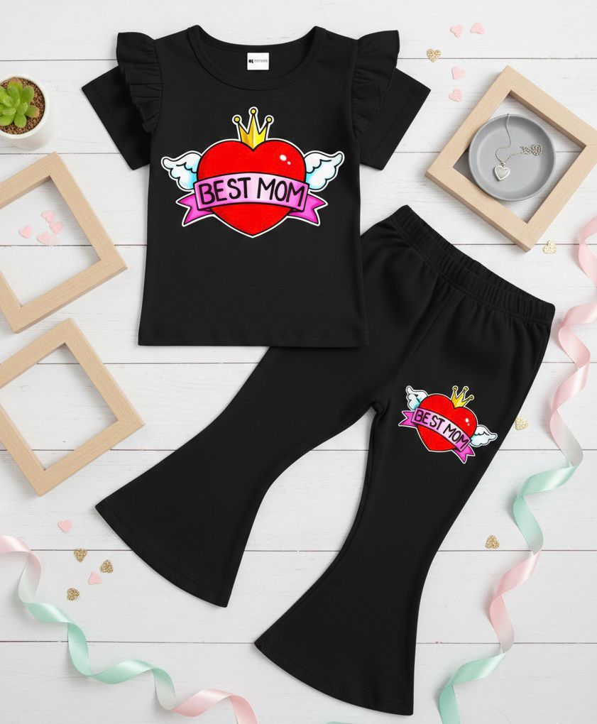 Baby & Kids Printed T-shirt & long Pant  Set (1yrs-7yrs)