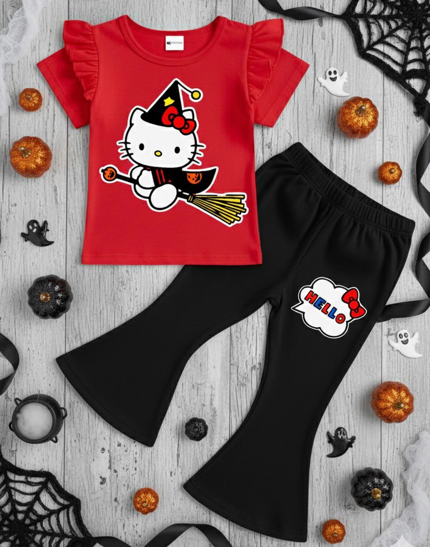 Baby & Kids Printed T-shirt & long Pant  Set (1yrs-7yrs)