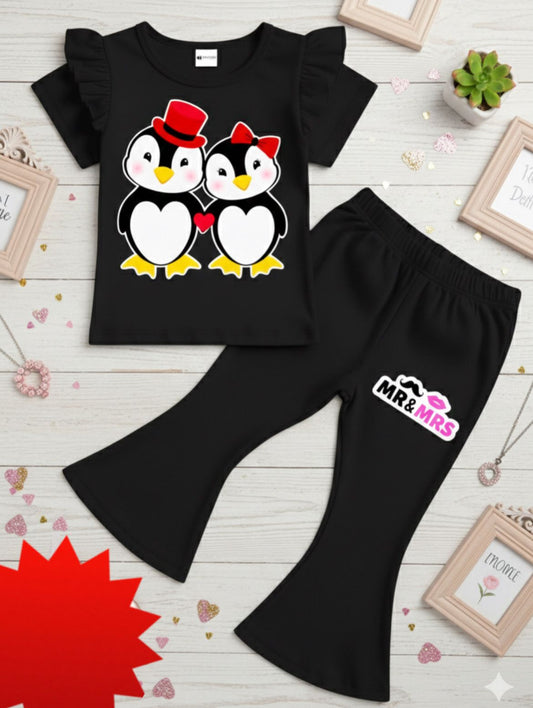 Baby & Kids Printed T-shirt & long Pant  Set (1yrs-7yrs)