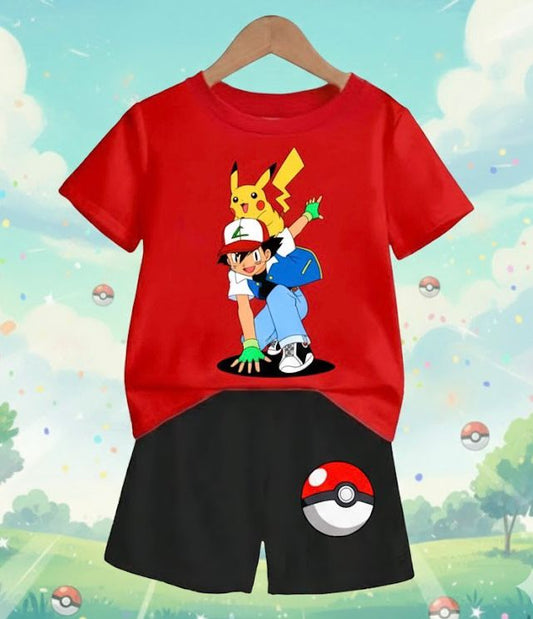 Baby & Kids  Printed T-shirt Set(1yrs-7yrs)