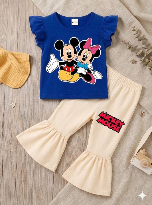 Baby & Kids Printed T-shirt & long Pant  Set (1yrs-7yrs)