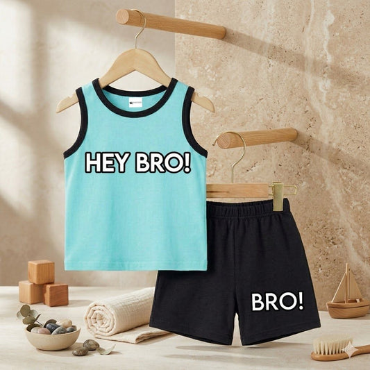 Baby & Kids  Printed T-shirt Set(1yrs-7yrs)