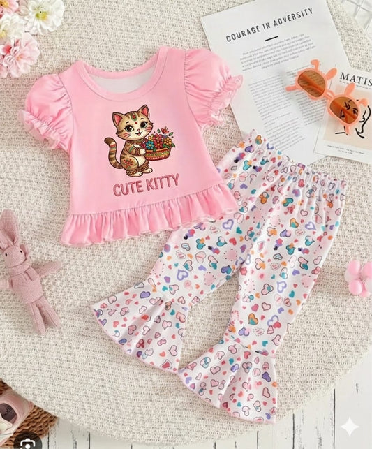 Baby & Kids 2pcs Printed T-shirt & Full Pant (3m-12yrs) (Copy)