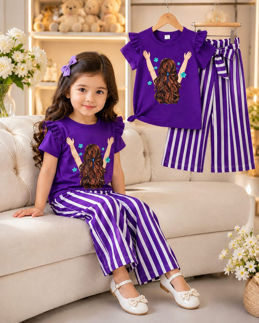 Girls Premium 2-Piece Cotton Dress Set (2yrs -12yrs)