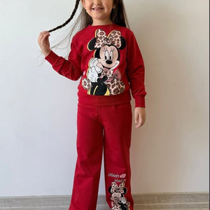 Baby & Kids Winter Printed Joggers & Sweetshrit Set {with out shos} (1yrs-12yrs)