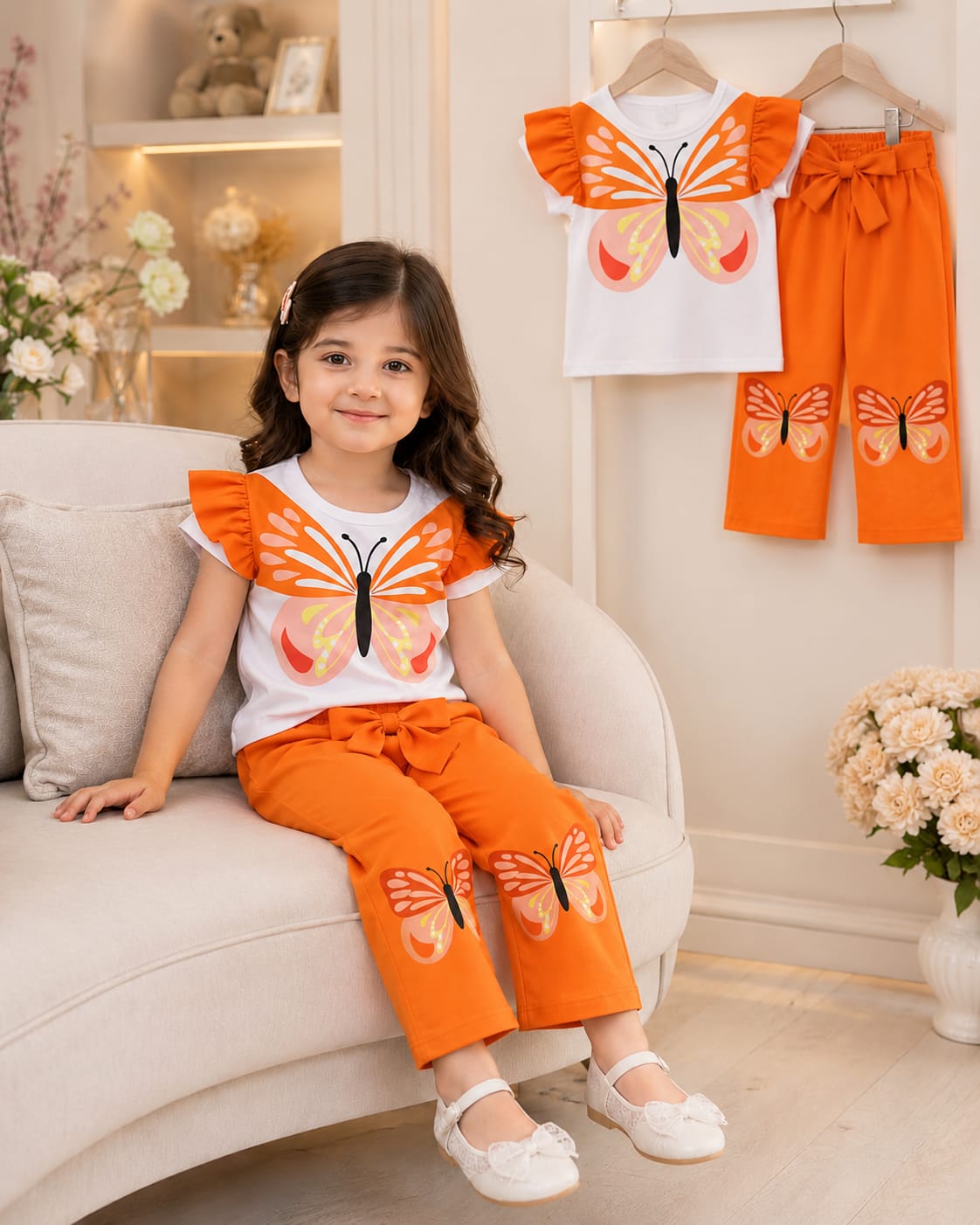 Girls Premium 2-Piece Cotton Dress Set (2yrs -12yrs)