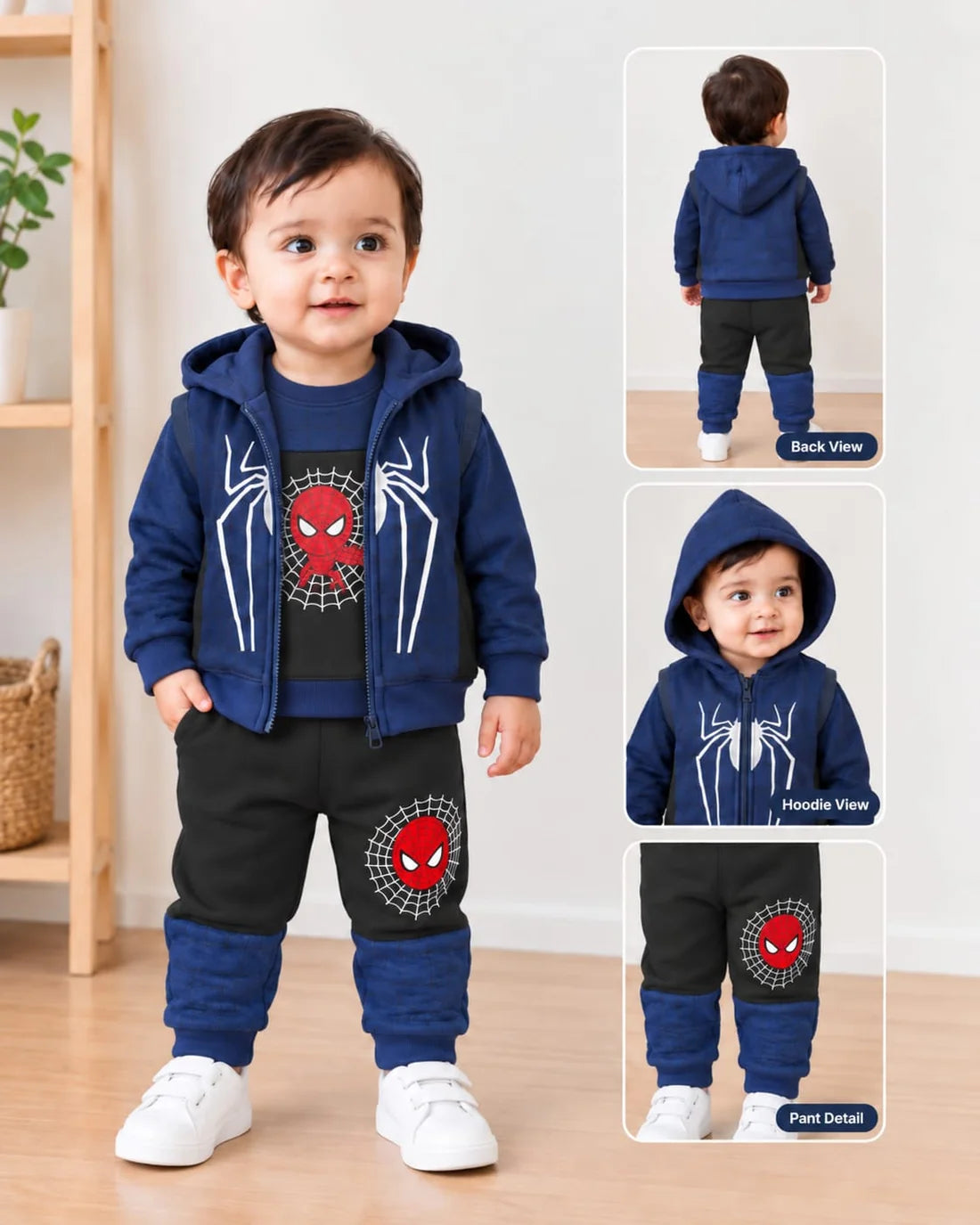 🕷️ Kids Winter Spider-Man 3-Piece Set – (3M-12yrs) 🎉 BUY 1 SET — DELIVERY FREE! 🚚✨