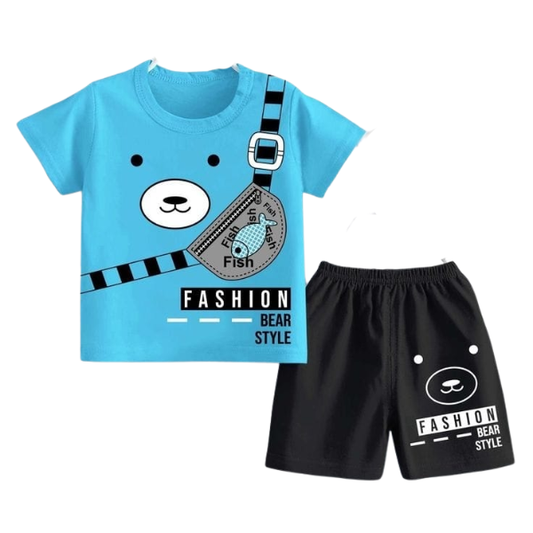 Baby & Kids 2pcs  Printed T-shirt Set (3mths-6yrs)