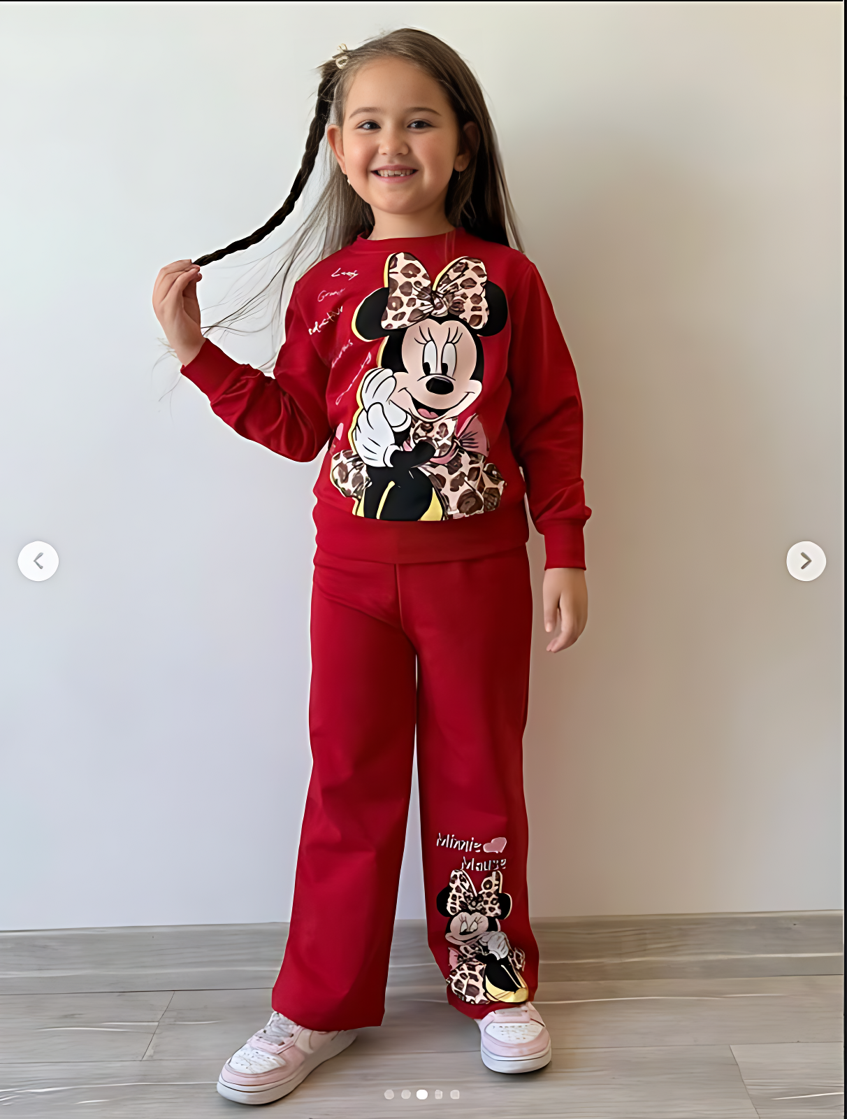 Baby & Kids Winter Printed Joggers & Sweetshrit Set (1yrs-12yrs)