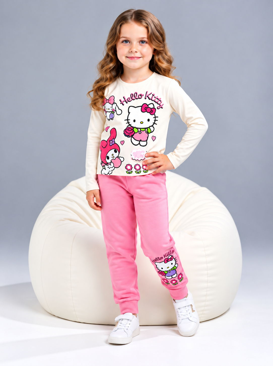 🎀 Hello Kitty Pink Winter Set (2yrs-12yrs) 🎉 BUY 1 SET — DELIVERY FREE! 🚚✨