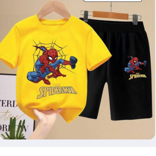 Baby & Kids 2pcs  Printed T-shirt Set (3mths-6yrs)